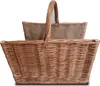 Naturale Cesto Portalegna in Vimini 50x35 cm con Manici – Anteprima dell’immagine prodotto 9