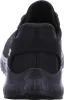 A close-up rear view of a black Skechers Bobs Squad Chaos sneaker. Produktbild-Vorschau