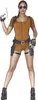 Costume da avventuriera sexy per donna S / M Anteprima dell’immagine prodotto 1