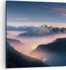 Bild auf Leinwand - Leinwandbild - Einteilig - Berge Wolken Produktbild-Vorschau 1