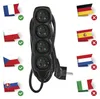 Prodlužovací kabel 5 m / 4 zásuvky / černý / PVC / 1,5 mm2 Produktbild-Vorschau