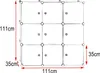 Armario modular con puerta, 9 compartimentos | Blanco | 111 Vista previa de la imagen del producto 3