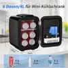YASHE Mini Kühlschrank, 4 Liter Mini-Kühlschränke für Produktbild-Vorschau 3