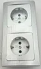 ChiliTec DELPHI Set 2 prises + cadre double 250V~/ 16A, Voir les images du produit 4