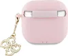 Guess Gua4Lecg4P Airpods 4 Cover Różowy/Pink Silicone 4G Náhľad obrázku produktu 2
