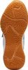 The sole of a blue and white sneaker is shown against a white background. Produktbild-Vorschau