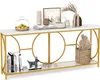A console table with decorative items on it, set against a white background. Produktbild-Vorschau