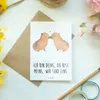Mr. & Mrs. Panda babykarte Capybara Liebe - Weiß - Produktbild-Vorschau 2