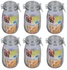 Drahtbügelgläser 6er-Set 1,4L Einmachgläser Einweckglas Produktbild-Vorschau 2