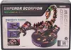 The image shows the packaging of a mechanical scorpion model kit. Náhled obrázku produktu