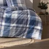 Estella Kuschel Flanell Bettwäsche 135x200 Ambros navy Karo Produktbild-Vorschau 7