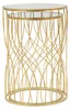 Mauro Ferretti Beistelltisch Ligne 2er Set Gold 38x55 33x50 Produktbild-Vorschau 4
