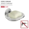 WENKO Seifen Ablage Schale Igel Unterlage Wand Chrom Produktbild-Vorschau 2