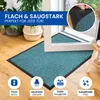Gentle North Hochwertige Fußmatte türkis 90x150cm groß für Produktbild-Vorschau 2