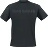 Iron Maiden T-Shirt Herren Black On Black Logo schwarz M Produktbild-Vorschau 1