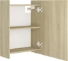 vidaXL Koupelnová zrcadlová skříňka Sonoma dub 62,5x20,5x64 Náhled obrázku produktu 7