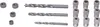 A collection of drill bits and dowel guides arranged on a white background. Náhled obrázku produktu