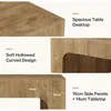 Table basse carrée en bois de 100 cm, idéale pour le salon, Voir les images du produit 5