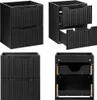 Waschtisch-Unterschrank 50cm, in schwarz mit Eiche, Produktbild-Vorschau 4