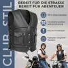 Motorrad lederkutte Lederweste Bikerweste Motorradweste Produktbild-Vorschau 6