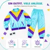 Tenue de survêtement des années 80 et 90 - Survêtement fluo Voir les images du produit 3