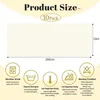 Biertafelhoezen, 10 stuks, ivoorwit, 260x110 cm, polyester, Productafbeelding-voorbeeld 2