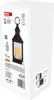 LED dekorace – lucerna antik černá blikající, 3x AAA, vnitřní, vintage, časovač Voir les images du produit
