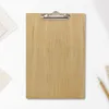 Clipboard Holzbrett A4 mit silbernem Clip EICHE natur Produktbild-Vorschau 5