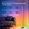 Mai & Mai LED Stehlampe Wohnzimmer Dimmbar, Warmweiß & RGB, Produktbild-Vorschau 2