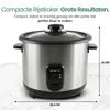 Emerio Rijstkoker – 1,5 L – Warmhoudfunctie – Automatische Productafbeelding-voorbeeld 7