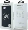 A product packaging for a Karl Lagerfeld phone case, showing the case inside a windowed box and the packaging details on the side. Produktbild-Vorschau