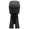 vidaXL vidaXL - Bracciolo - 12x29x(32-46) - cm - ABS - nero Anteprima dell’immagine prodotto 3