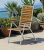 10 Stk ALEOS. Hochlehner aus Edelstahl mit A-Grade TEAK Produktbild-Vorschau 3