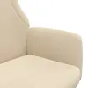 vidaXL Relaxační křeslo krémová látka Náhled obrázku produktu 6