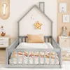 Bed met huisvorm, 90 x 200 cm. Kinderbed met Productafbeelding-voorbeeld 4