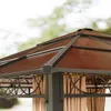 Gartenpavillon 4x4 m wasserdicht ALU Deluxe Pavillon mit 4 Produktbild-Vorschau 7