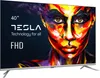 A television screen displaying a colorful artistic image of a person's face, with product information overlaid. Náhled obrázku produktu