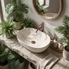 Lavabo Da Appoggio Rea Amelia Kallisto 48 Beige, Pietra Anteprima dell’immagine prodotto 2