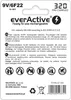 Akkus everActive Ni-MH 6F22 9V 320 mAh Professional Line Náhľad obrázku produktu 2