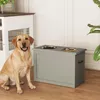 PawHut Hundenapf, Futterstation mit Stauraum, Hunde Produktbild-Vorschau 2