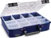 raaco CarryLite 80 4x8-12, Blau, Polycarbonat (PC), Produktbild-Vorschau 1