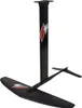 A black hydrofoil with a red and white logo on a white background. Produktbild-Vorschau