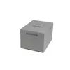 A gray insulated box with a lid and two slots on top, presented on a white background. Produktbild-Vorschau