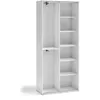 BEAUTYSOFA | Kleiderschrank LANO 90 cm Weiß Schrank mit Produktbild-Vorschau 3