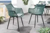 riess-ambiente Moderner Stuhl SIGNUM salbei schwarz Produktbild-Vorschau 5