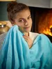 Deuba Coperta Plaid Matrimoniale Pile Premium da Divano Anteprima dell’immagine prodotto 7