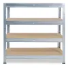 shelfplaza PRO 100x110x40 cm Schwerlastregal in verzinkt Produktbild-Vorschau 4