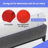Frottee Spannbettlaken 80x200 cm Rot – Weiches Bettlaken Produktbild-Vorschau 5