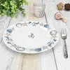 Neptun sada 6 námořních talířů na dorty a zákusky porcelán Náhled obrázku produktu 3