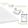 ergonomischer Viscoschaum Topper, 80 x 200 cm, für alle Produktbild-Vorschau 14